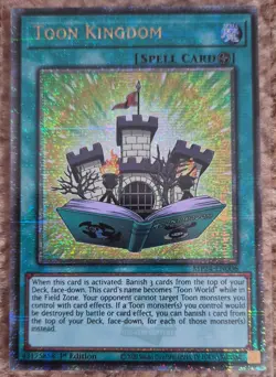 *** TOON KINGDOM *** 1ST EDITION QUARTER CENTURY SECRET RARE MP24-EN006 YUGIOH! - Image 1