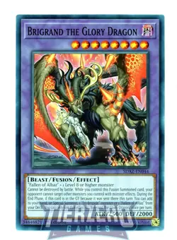 Yugioh Brigrand the Glory Dragon SDAZ-EN044 Common AMERICAN PRINT 1st Edition - Image 1