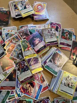 One Piece TCG Bulk Lot 500+ Cards w/ 31 SR Super Rares Holos Collection Lot - Image 5