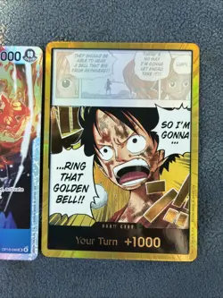 OP15 - DON!! Card (Luffy) (Gold) Adventure on Kami's Island Foil - English 🔥 - Image 1
