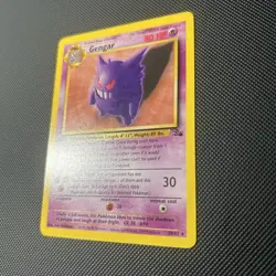 Gengar 20/62 1st Edition Non Holo Rare Fossil Set Pokemon Card WOTC Vintage NM - Image 3