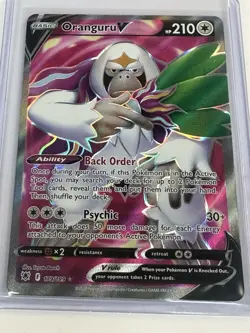 Oranguru V 179/189 - Astral Radiance - Ultra Rare Holo Pokemon Card Near Mint - Image 1