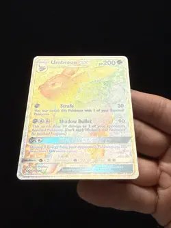 Pokemon TCG Umbreon GX 154/149 Secret Rare Rainbow Holo Card Sun & Moon Base 154 - Image 3