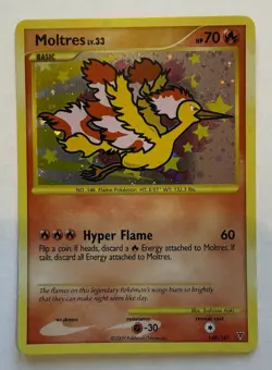 Pokemon Moltres 149/147 Supreme Victors Secret Rare Holo 2009 Flame Card - Image 1