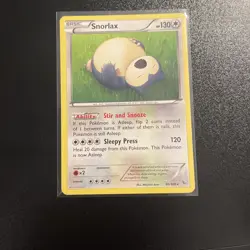 Snorlax Basic Card 80/106 Pokemon 2014 Non Holo - Image 1