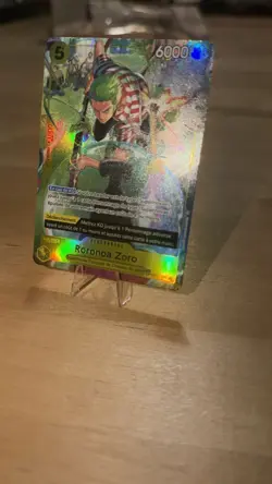 roronoa zoro OP14 / OP12-113 treasure rare exclusive french card NM - Image 2