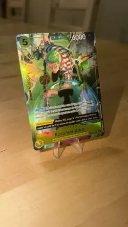 roronoa zoro OP14 / OP12-113 treasure rare exclusive french card NM - Image 3