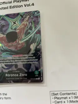 Roronoa Zoro - OP12-020 (Playmat Limited Edition Vol.4) One Piece Promotion Card - Image 3