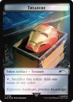 Near Mint x 1 Treasure Token (1736) - Rainbow Foil Secret Lair Drop Series - FOI - Image 1