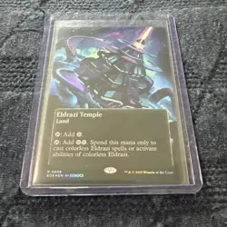 MTG Eldrazi Temple (0059) Borderless Foil NM-Mint, EOE - Image 2