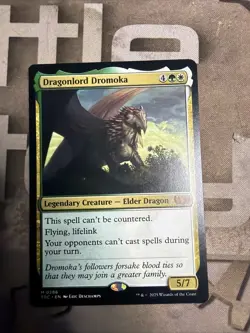 Dragonlord Dromoka NM 286 Commander: Tarkir: Dragonstorm Magic: The Gathering - Image 1
