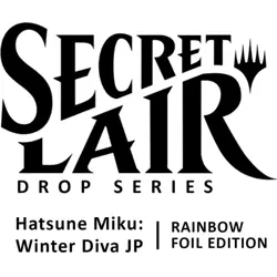 MTG Secret Lair Drop: Secret Lair x Hatsune Miku: Winter Diva JP - Rainbow Foil - Image 1