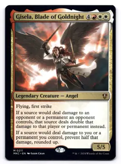 Gisela, Blade of Goldnight NM Commander: Murders at Karlov Manor 211 MTG Regular - Image 1