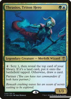 Thrasios, Triton Hero [C16 - 46] - NM [Foil] TCG MTG - Image 1
