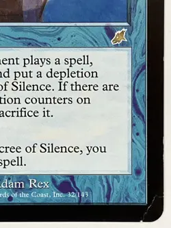 Decree of Silence MP Scourge 32/143 MTG Regular - Image 4