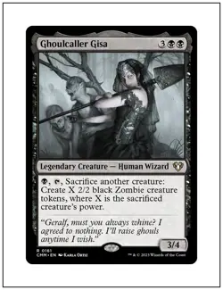 1x Ghoulcaller Gisa, Magic the Gathering, MTG NM - Image 1