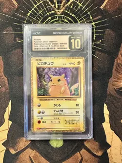 Pokemon Japanese Pikachu 008/032 Classic CGC 10 PRISTINE - Image 1