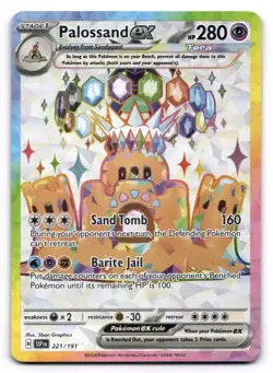 Palossand ex NM 221/191 Surging Sparks Pokemon TCG Holo - Image 1