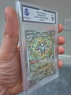 2024 Pokemon Magneton #159 Black Star Promo Elite Trainer Box Graded MGC 9 - Image 2