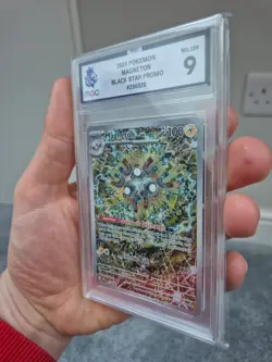 2024 Pokemon Magneton #159 Black Star Promo Elite Trainer Box Graded MGC 9 - Image 3