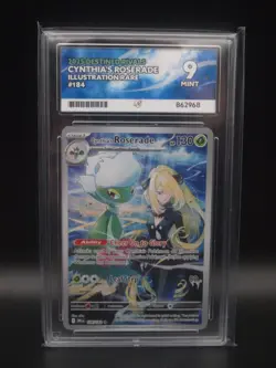 Pokemon TCG: Cynthia's Roserade - Destined Rivals 184/182 IR - Graded Ace 9 Mint - Image 1