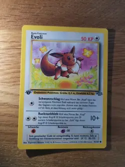 Evoli 51/64 1. Edition Dschungel Pokemon Karte - Image 1