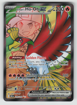 Ethan's Ho-Oh ex Pokemon Destined Rivals 209/182 Full Art Ultra Rare NM - Image 1