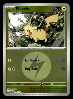 Pokemon Pikachu (Energy Symbol Pattern) #055/217 tcg Near Mint or Better - Image 1