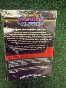 Pokemon Mega Evolution Phantasmal Flames Booster Bundle Sealed - Image 4