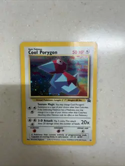 Pokemon TCG Cool Porygon Wotc Promo 15 Holo Promo 2000 50 HP LP/MP - Image 1