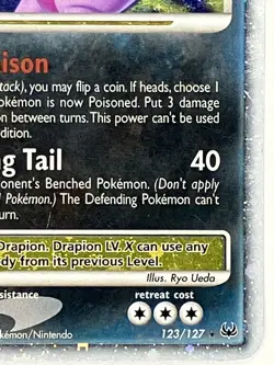 Drapion LV.X MP 123/127 Platinum Pokemon TCG Holo - Image 4