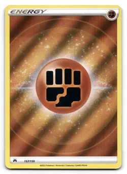 Holo Fighting Energy NM 157/159 Crown Zenith Pokemon TCG - Image 1