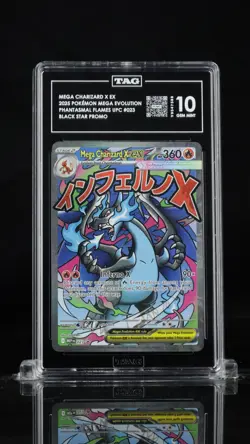 2025 Pokemon UPC Mega Charizard X ex & Oricorio ex TAG 10 graded in sequential - Image 2