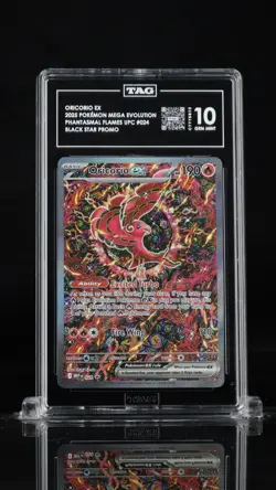 2025 Pokemon UPC Mega Charizard X ex & Oricorio ex TAG 10 graded in sequential - Image 3