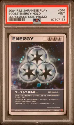 PSA 9 - Cyclone Warp Boost Energy /PLAY 2nd Season Sub Promos - Pokemon - Image 4