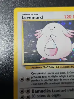 Pokemon TCG French Chansey Leveinard 3/102 French Base Set Holo Unplayed - Image 2