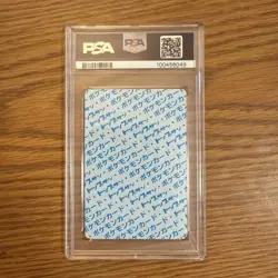 1997 Japanese Pokemon Kabuto Topsun Blue Back PSA 8 - Image 2