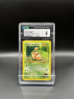 The Pokemon Company Erika's Exeggcute 1st Edition CGC 9 Gym Heroes 43/132 - Image 1