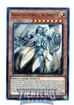 Yugioh Dogmatika Fleurdelis, the Knighted SDAZ-EN006 Common AMERICAN PRINT - Image 1