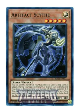 Yugioh Artifact Scythe SDAZ-EN011 Common AMERICAN PRINT 1st Edition - Image 1