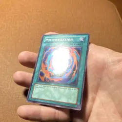 Konami Polymerization LOB-059 Unlimited Holo Super Rare Yu-Gi-Oh! TCG Reprint NM - Image 2