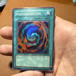 Konami Polymerization LOB-059 Unlimited Holo Super Rare Yu-Gi-Oh! TCG Reprint NM - Image 5