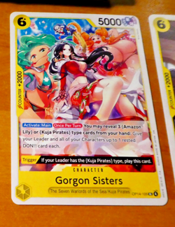 ONE PIECE ENGLISH CARD GAME CARTE CARTE GORGON SISTERS OP14-105 EN MINT 2026 - Image 1