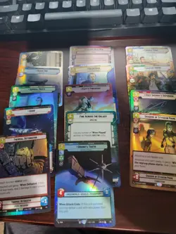 Star Wars Unlimited Hyper Foil Lot 16 cards Set 7 A Lawless Time (LAW) Liberty! - Image 2