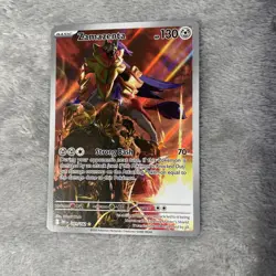 Pokemon TCG Zamazenta Full Art Illustration Rare Card 201/182 Destined Rivals NM - Image 1