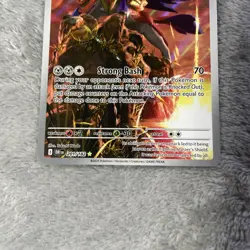 Pokemon TCG Zamazenta Full Art Illustration Rare Card 201/182 Destined Rivals NM - Image 3