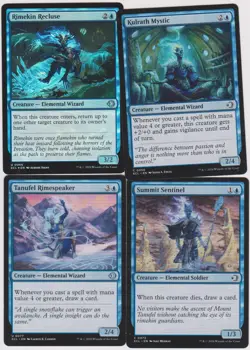 BLUE ELEMENTAL DECK-40 CARDS MTG MAGIC N-MINT LORWYN ECLIPSED-24 NEW FOILS B-43 - Image 1