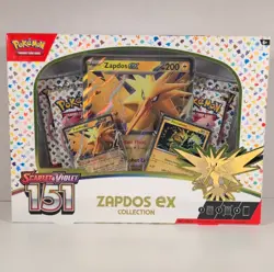 Pokemon Scarlet & Violet 151 Zapdos EX Kit Promo & Oversize Card Booster Packs - Image 1