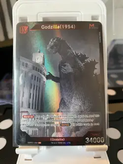 Godzilla (1954) SR Monster Holo EBP01-004 34000 TOHO Godzilla Card Game - Image 1