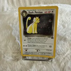 Dark Persian Pokemon Card WOTC Black Star Promo #17 Holo 2000 NM - Image 2